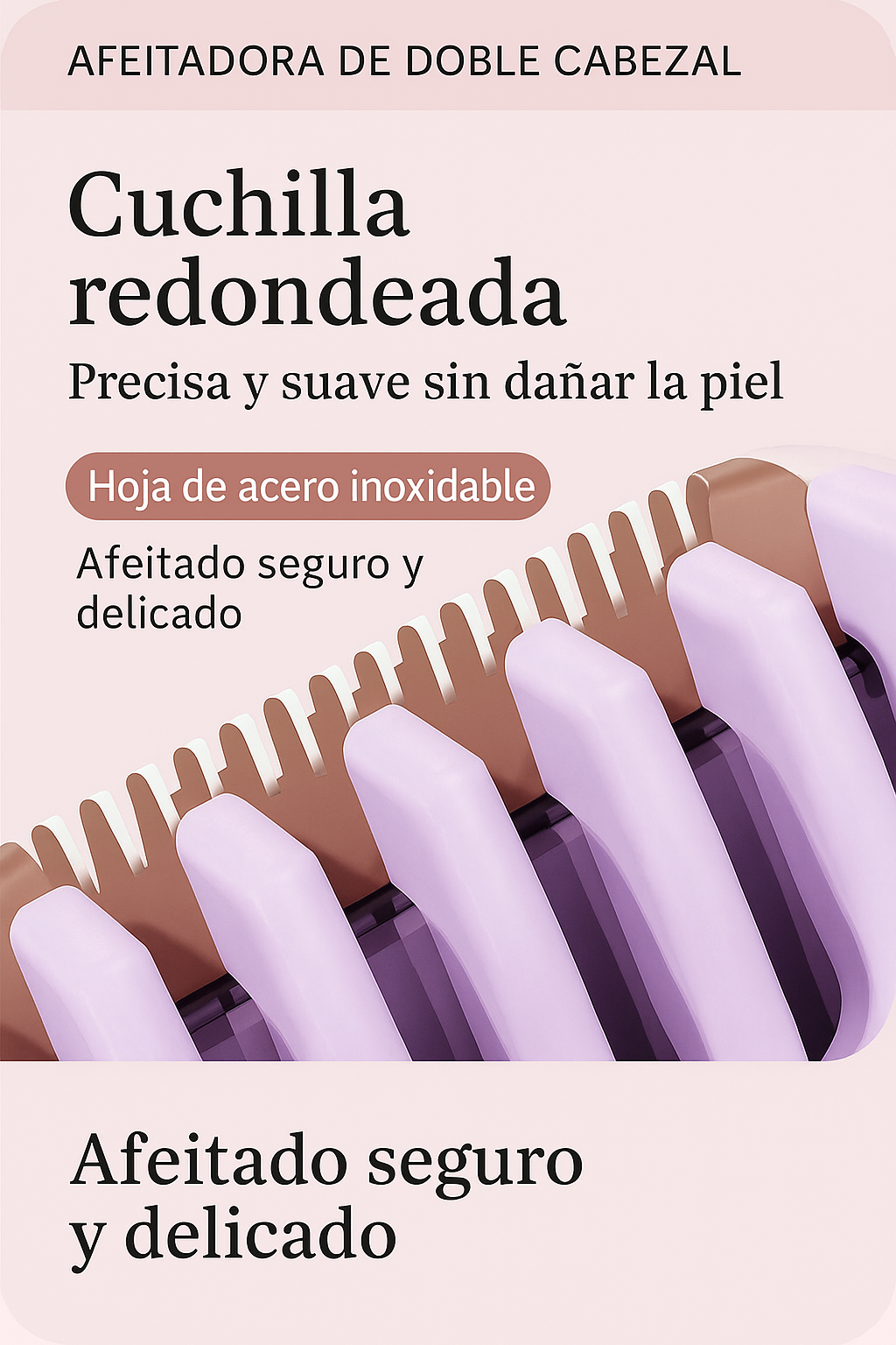 Deplipro - Depiladora portátil con Doble cabezal